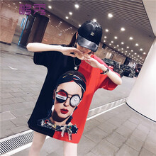 夠秀（GOSHERY） 印花，蝴蝶結(jié)，貼布，立體裝飾 短袖 T恤 女 圓領(lǐng)