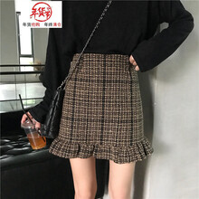 胖mm毛呢裙子