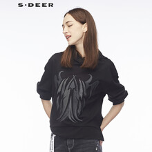 S.DEER 連帽 長袖 女 短外套 