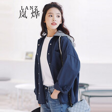 女牛仔外套襯衣