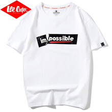 Lee Cooper 短袖 男士T恤 3222白色短袖T恤 