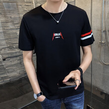 鑫源祥 短袖 男士T恤 1014黑色 