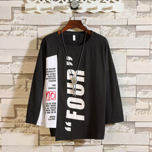 湯米伍德（Thomy Wude） 七分袖 男士T恤 BX46黑色【長(cháng)袖】 