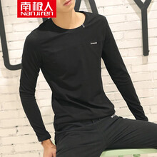 南極人（Nanjiren） 長(zhǎng)袖 男士T恤 T7527黑 