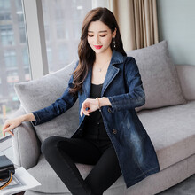 簡約長款西裝外套女款