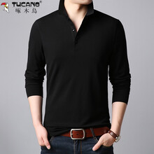 啄木鳥(niǎo)（TUCANO） 長(cháng)袖 男士T恤 ZYY8720黑色 