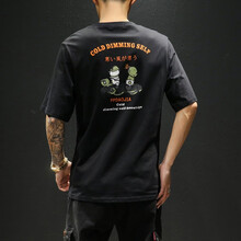 軒獅郎 短袖 男士T恤 A001-T131黑色 