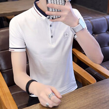 豬豬怡 無(wú)袖 男士T恤 白色 