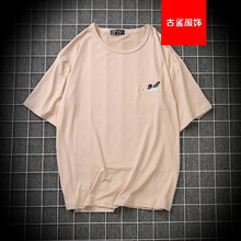 尊尚鳥(niǎo)（zunshangniao） 短袖 男士T恤 仙鶴卡其色 
