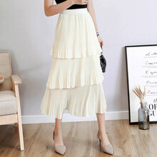 網(wǎng)紗半身裙，微胖美眉的小心機