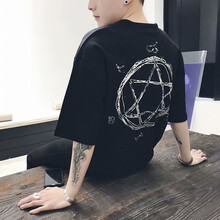 威覺（WEIJUE） 短袖 男士T恤 六個星黑色 