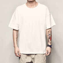 古萊登（GODLIKE） 短袖 男士T恤 純色無(wú)圖案白色 