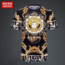 NA'CRU 短袖 男士T恤 9618黑 