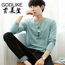 古萊登（GODLIKE） 長(zhǎng)袖 男士T恤 綠色長(zhǎng)袖 XL，L，XXXL，M，XXL