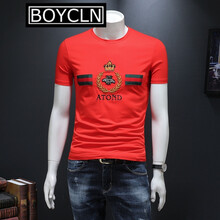 BOYCLN 短袖 男士T恤 紅色 