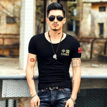 古萊登（GODLIKE） 短袖 男士T恤 圓領(lǐng)中國黑 