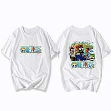 低調的依戀 短袖 男士T恤 白色索隆 