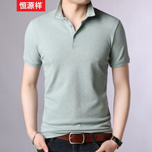 恒源祥 短袖 男士T恤 68076 綠色 