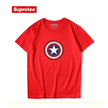 supretee 短袖 男士T恤 紅色 