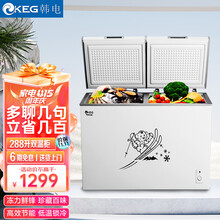 韩电(keg)冰柜家用小冰柜商用制冰机单门/双门顶开卧式冷藏冷冻单双