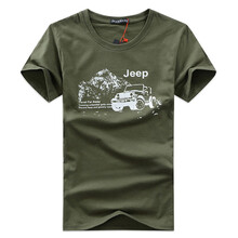 吉普（JEEP） 短袖 男士T恤 車軍綠 