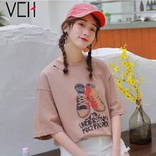 VCH 深V款 短袖 T恤 女 V領(lǐng)