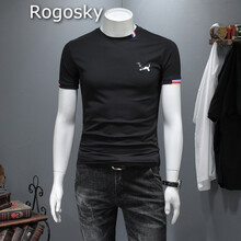 Rogosky 短袖 男士T恤 黑色 XL，4XL，L，M，XXL，XXXL