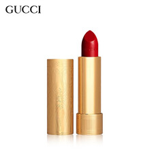 gucci古驰倾色华缎唇膏 金管缎光口红#25 米开理红 3.5g 1号会员店