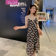 小仙女，純色連衣裙讓你美美噠