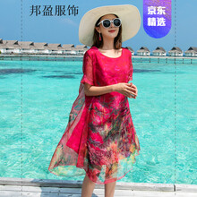 氣質(zhì)印花裙，微胖妹子的小心機(jī)