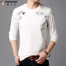 啄木鳥(niǎo)（TUCANO） 長(zhǎng)袖 男士T恤 ZHPN9856白色 