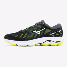 美津濃（MIZUNO）跑步鞋黑/巖石灰-男 