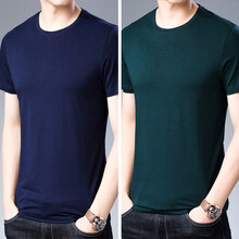 恒源祥（HYX） 短袖 男士T恤 藏青+墨綠 