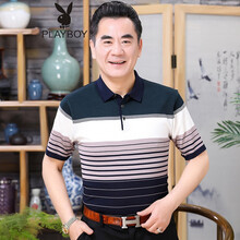 花花公子（PLAYBOY ESTABLISHED 1953） 短袖 男士T恤 綠色  Q-8874 