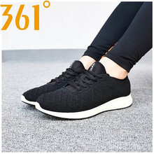 361度跑步鞋2253烏黑色/羽毛白 
