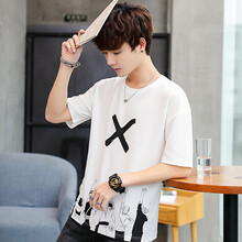 譽(yù)初（YUCHU） 五分袖 男士T恤 白色 