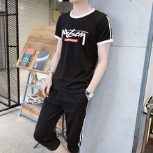 雅鹿 短袖 男士T恤 TZ128黑色 