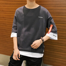 古萊登（GODLIKE） 短袖 男士T恤 深灰色 S，XL，4XL，5XL，L，XXL，XXXL，M