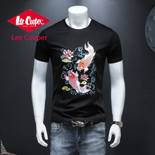 Lee Cooper 短袖 男士T恤 黑色 