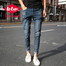 Lee Cooper 小腳褲 商務(wù)休閑 男士牛仔褲
