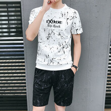 語(yǔ)克（yuke） 短袖 男士T恤 8816-B/圓領(lǐng)白色 