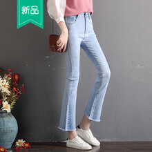 穿高腰牛仔褲，微胖妹子的好幫手