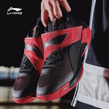 李寧（LI-NING）籃球鞋標準黑/公牛紅 