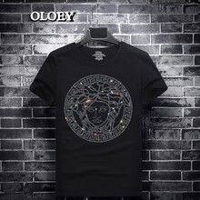 OLOEY 短袖 男士T恤 【9008】黑色 