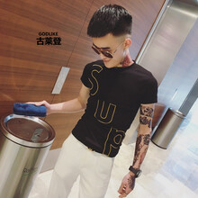 古萊登（GODLIKE） 短袖 男士T恤 新黑色 