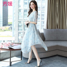 優(yōu)雅印花裙，微胖女神的福音