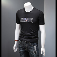 佐蔓尼（ZVOMACNE） 短袖 男士T恤 P3010黑色 