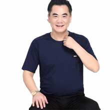 伯樂虎（Bolehu） 短袖 男士T恤 藏青色 