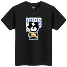 子向 短袖 男士T恤 黑色（閃電熊） 