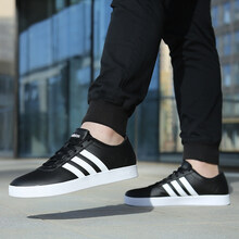 阿迪達(dá)斯（adidas）板鞋B43665黑色低幫 40